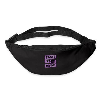 Idée cadeau Gourmandise culinaire Sensations gustatives - Sac banane - noir - Devant