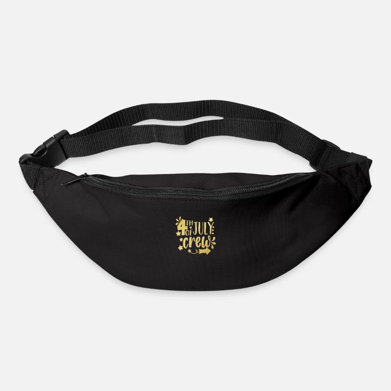 Équipage du 4 juillet - Sac banane - noir