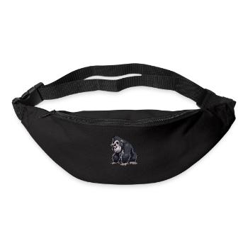 Gorilla-Kind - Gürteltasche - Schwarz - Vorne