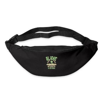 Aliens Are Obsessed With Chicken Fingers Fun - Bum bag - black - Front