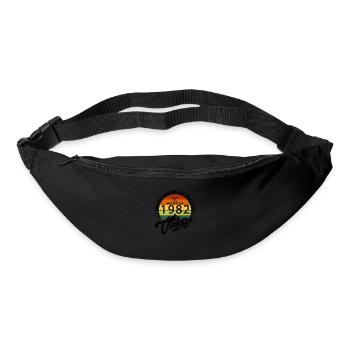 1982 Geburtstag Geboren im Jahr 1982 Vintage Retro. Editio - Gürteltasche - Schwarz - Vorne