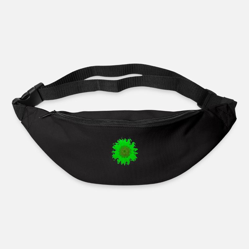 Sonnenblume - Gürteltasche - Schwarz