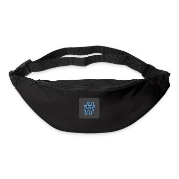 Hashtag - Gürteltasche - Schwarz - Vorne