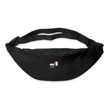 Bulgarien Frankreich Vintage Flagge Bulgare - Gürteltasche - Schwarz - Vorne
