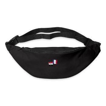 Irak Frankreich Vintage Flagge Französisch Iraker - Gürteltasche - Schwarz - Vorne