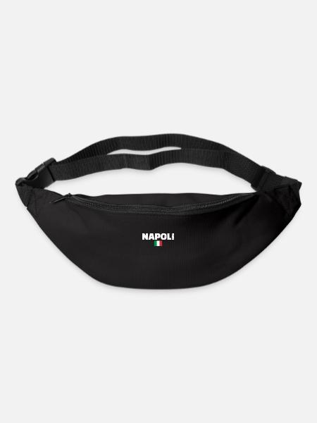 Napoli Vintage Italien Italienische Flagge - Gürteltasche - Schwarz