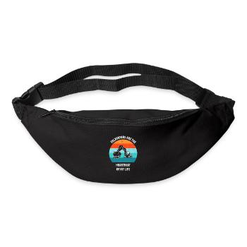 Excavator Excavator Driver Excavator Truck - Bum bag - black - Front