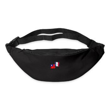 Taiwan France Vintage Flag French Taiwanese - Bum bag - black - Front