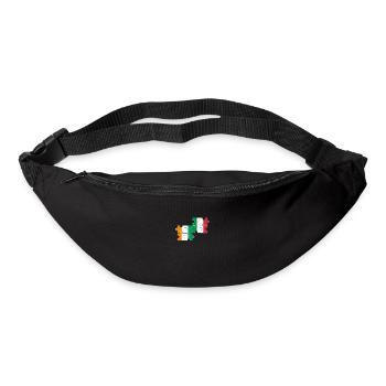 Côte d'Ivoire Italy flag Italian Ivorian - Bum bag - black - Front