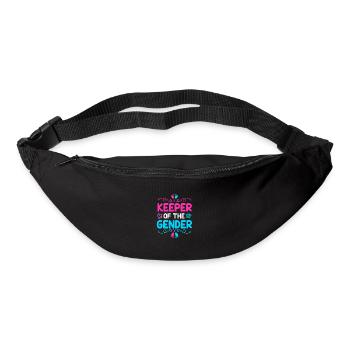 Gender Reveal Babyshower - Bum bag - black - Front