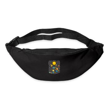 Universum Sonnensystem - Gürteltasche - Schwarz - Vorne