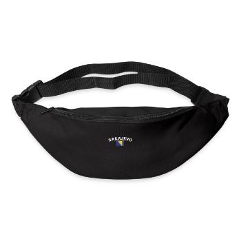 Sarajevo Bosnia Vintage Bosnian Flag Bosnian - Bum bag - black - Front