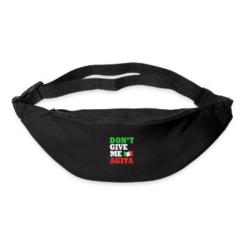 Italien Italie Italie - Sac banane - noir - Devant