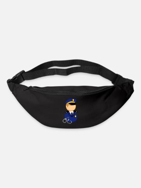Polizist - Gürteltasche - Schwarz