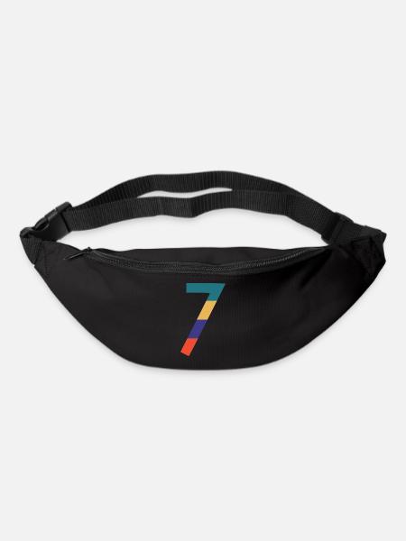 The number 7 - Bum bag - black