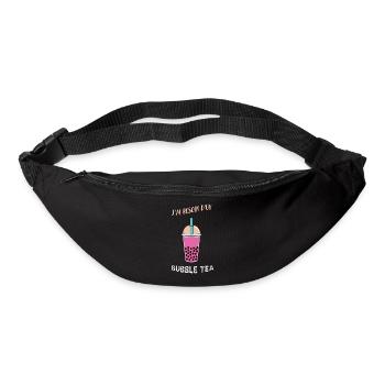 Bubble tea white - Gürteltasche - Schwarz - Vorne
