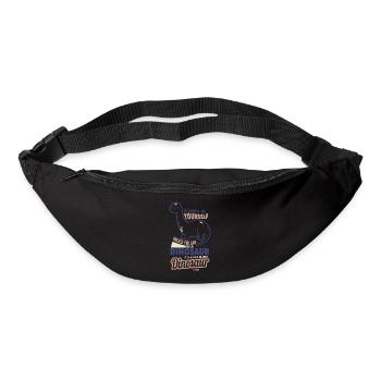 Soyez toujours vous-même Dinosaure - Sac banane - noir - Devant