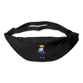 Crafts Craftsmen Construction site Occupations Entrepreneurs - Bum bag - black - Front