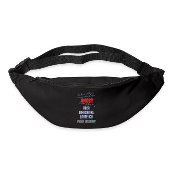 Frei Herum - Gürteltasche - Schwarz - Vorne