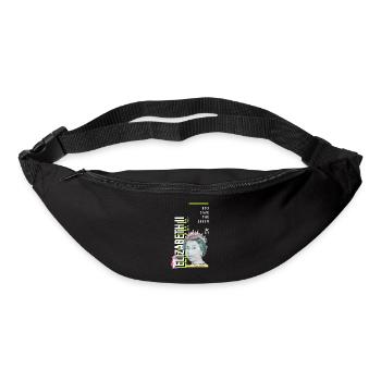 RIP Königin Elizabeth II., God Save the Queen, - Gürteltasche - Schwarz - Vorne