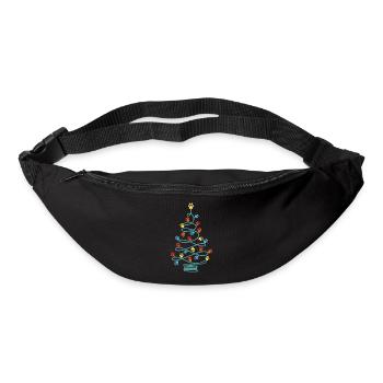 Weihnachten Santa Claus Merry Christmas - Bum bag - black - Front