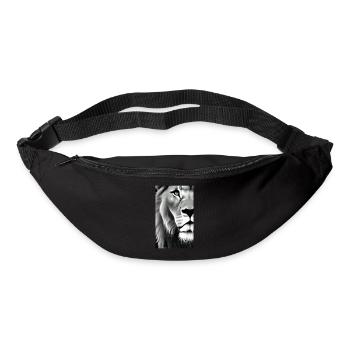 Lion Black and White - Bum bag - black - Front
