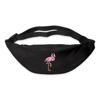 Flamingo Musique casque - Sac banane - noir - Devant