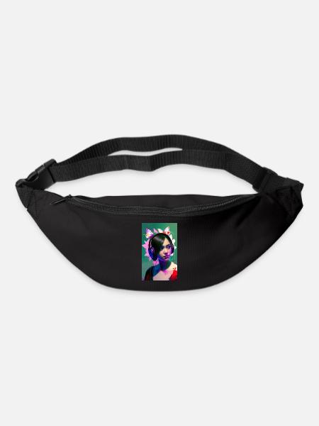 ARTWORK Headphones Girl Lea - Gürteltasche - Schwarz