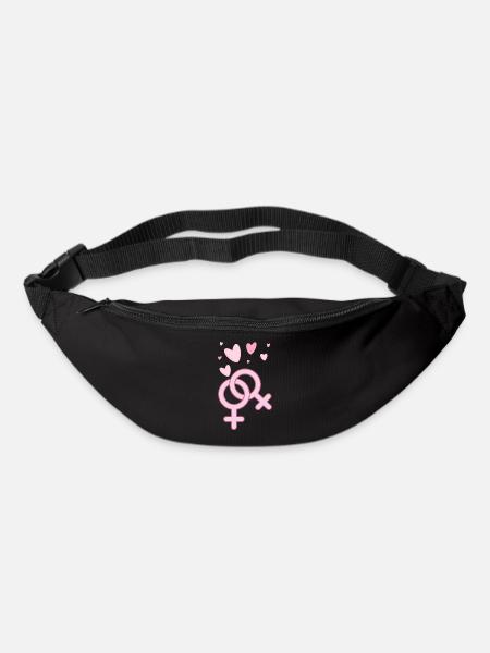 Gewerkschaft der Frauen - Gürteltasche - Schwarz