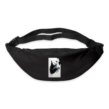 Fort comme un ours : ton style, ta férocité - Sac banane - noir - Devant