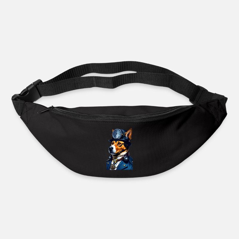 Steampunk Buddy Dog - Bum bag - black