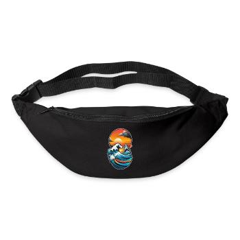 Wave - Sommer - Urlaub - Gürteltasche - Schwarz - Vorne