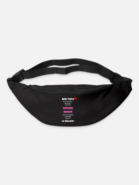 Pregnancy Announcement Gift Future Dad - Bum bag - black
