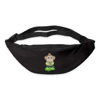 Tasse de café de singe - Sac banane - noir - Devant