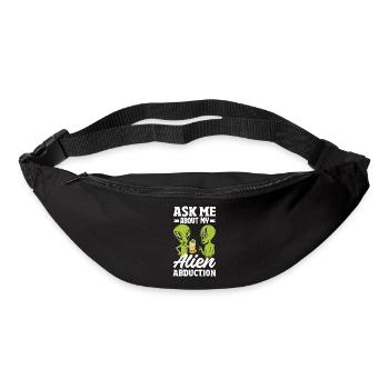 Passionné d’enlèvement galactique Alien excentrique - Sac banane - noir - Devant