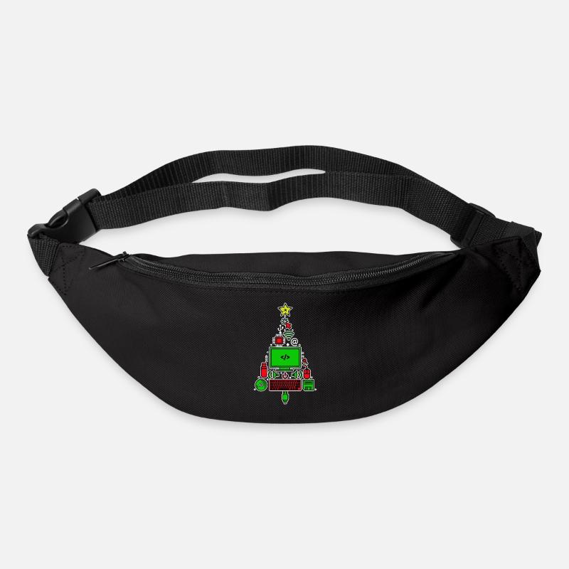 Code Debug Skripting Developer Computerfreak - Gürteltasche - Schwarz