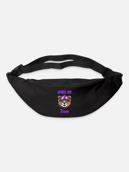 Bear Comic Ski Lunettes de ski - Sac banane - noir