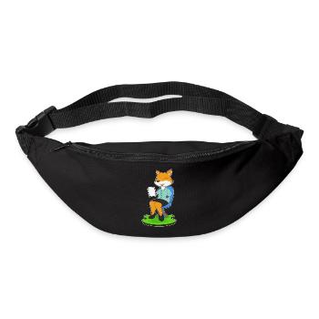 Fuchs Sekretärin Papier Büro - Gürteltasche - Schwarz - Vorne