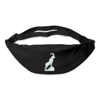 Capricorn Silhouette Mountain Peaks - Bum bag - black - Front