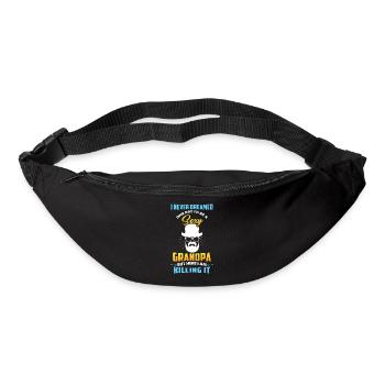 Sexy Grandpa Lustiger Opa Spruch Großvater - Gürteltasche - Schwarz - Vorne