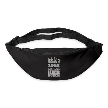 Jahrgang 1968 - Gürteltasche - Schwarz - Vorne