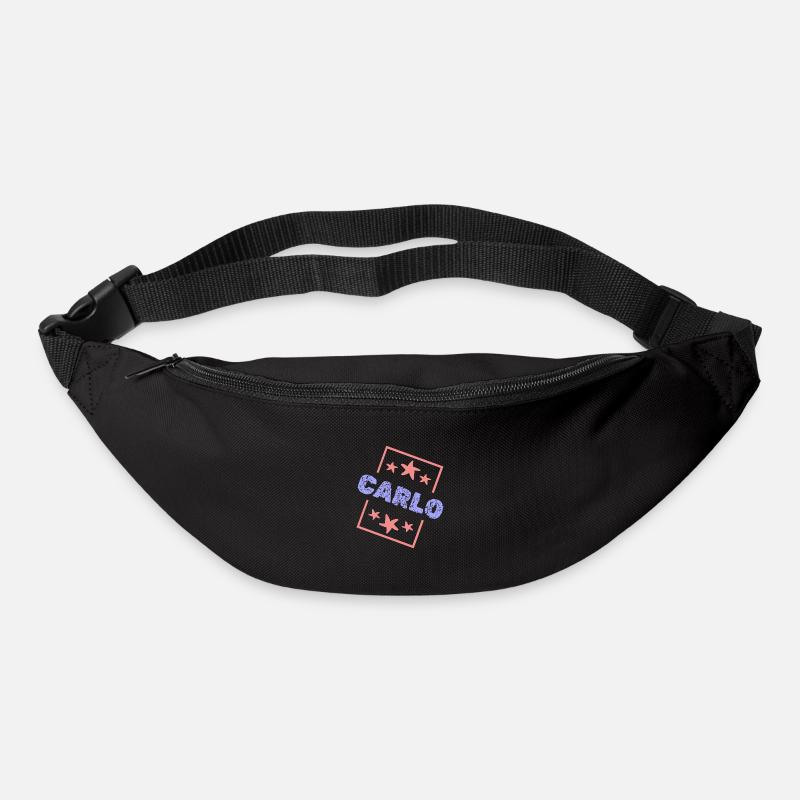 Vorname Carlo - Gürteltasche - Schwarz
