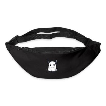Stier Halloween Lustig Geist - Gürteltasche - Schwarz - Vorne