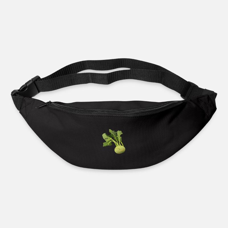 Kohlrabi - Gürteltasche - Schwarz