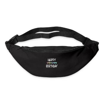 JAHRESTAG. ALLES GUTE ZUM GEBURTSTAG!. ALLES GUTE ZUM GEBURTSTAG!. - Gürteltasche - Schwarz - Vorne