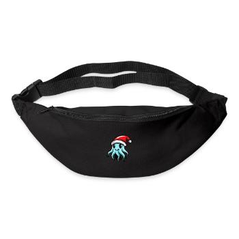 Méduse Noël - Sac banane - noir - Devant
