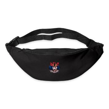 Serbie - Sac banane - noir - Devant