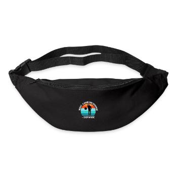 Boule Petanque Boccia Boules - Gürteltasche - Schwarz - Vorne
