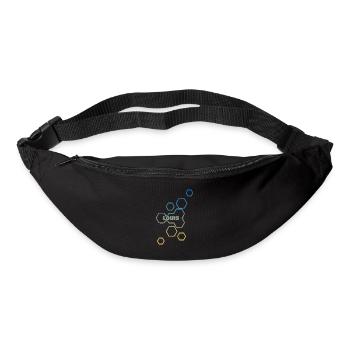 Camouflage with honeycombs for Louis - Bum bag - black - Front