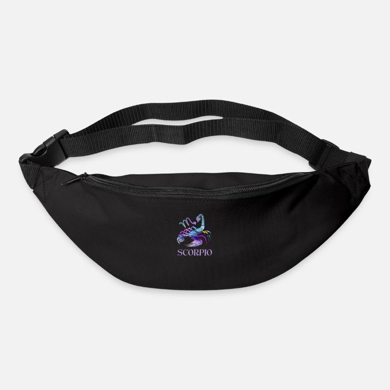 Zodiac Scorpion - Sac banane - noir